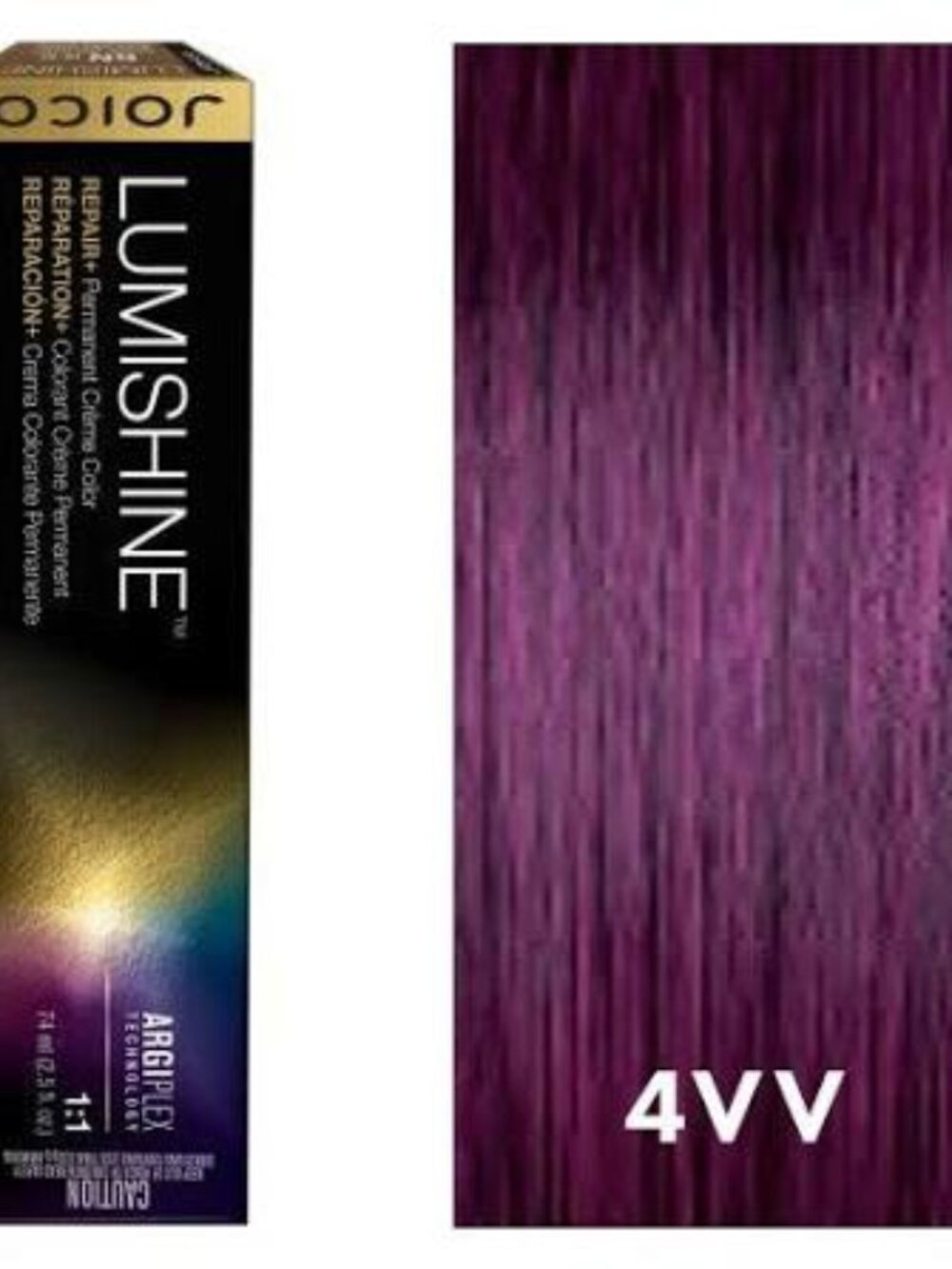 Joico Lumishine Permanent Creme Hair Color - 4VV